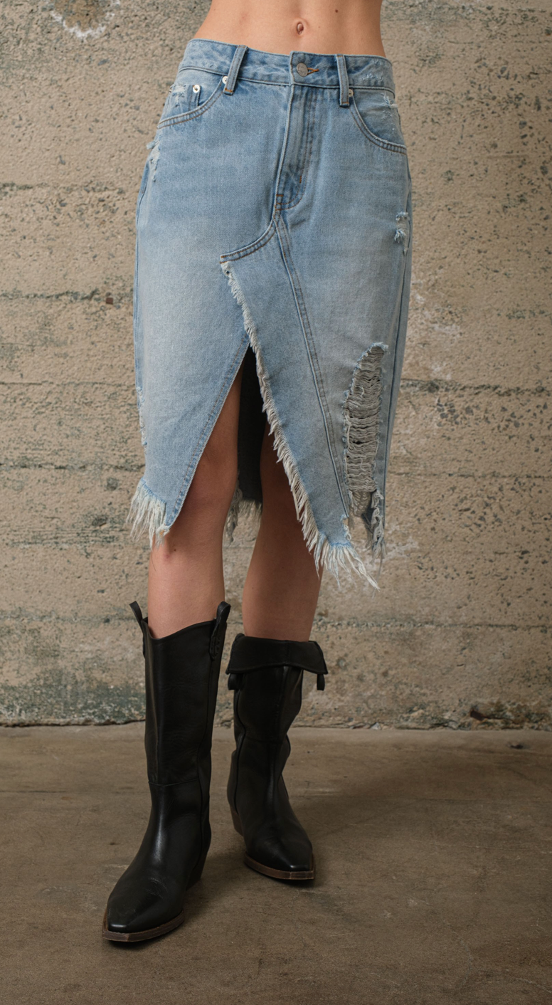 Mindy Denim Skirt