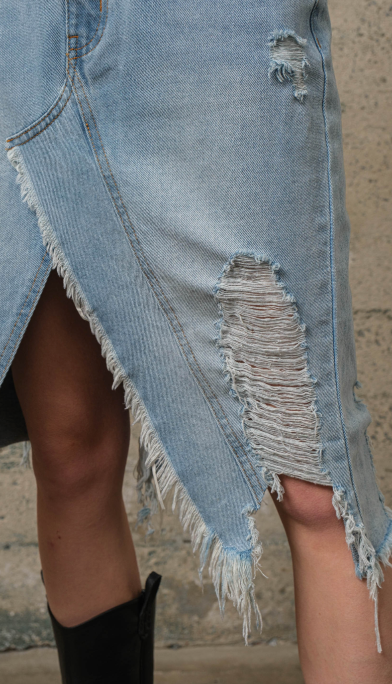 Mindy Denim Skirt