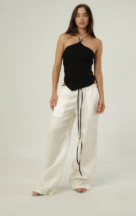 Black Tibirre Top