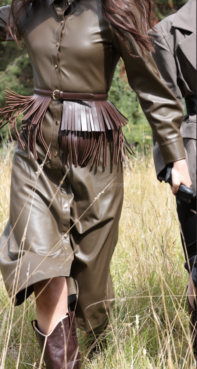 Wild West Belt - Dark Brown