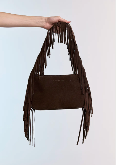 Black Lulu Baguette Bag