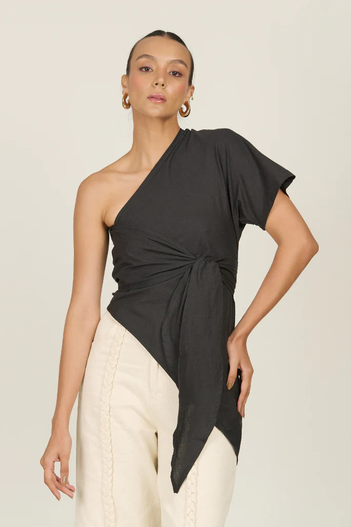 Knotted Top - Black