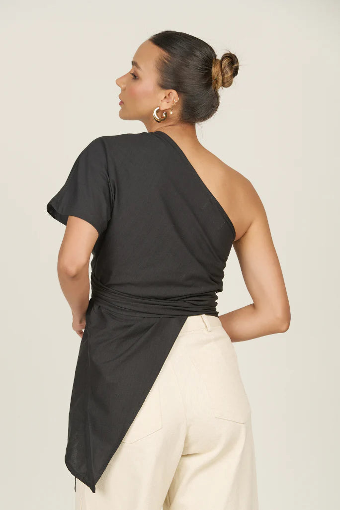 Knotted Top - Black