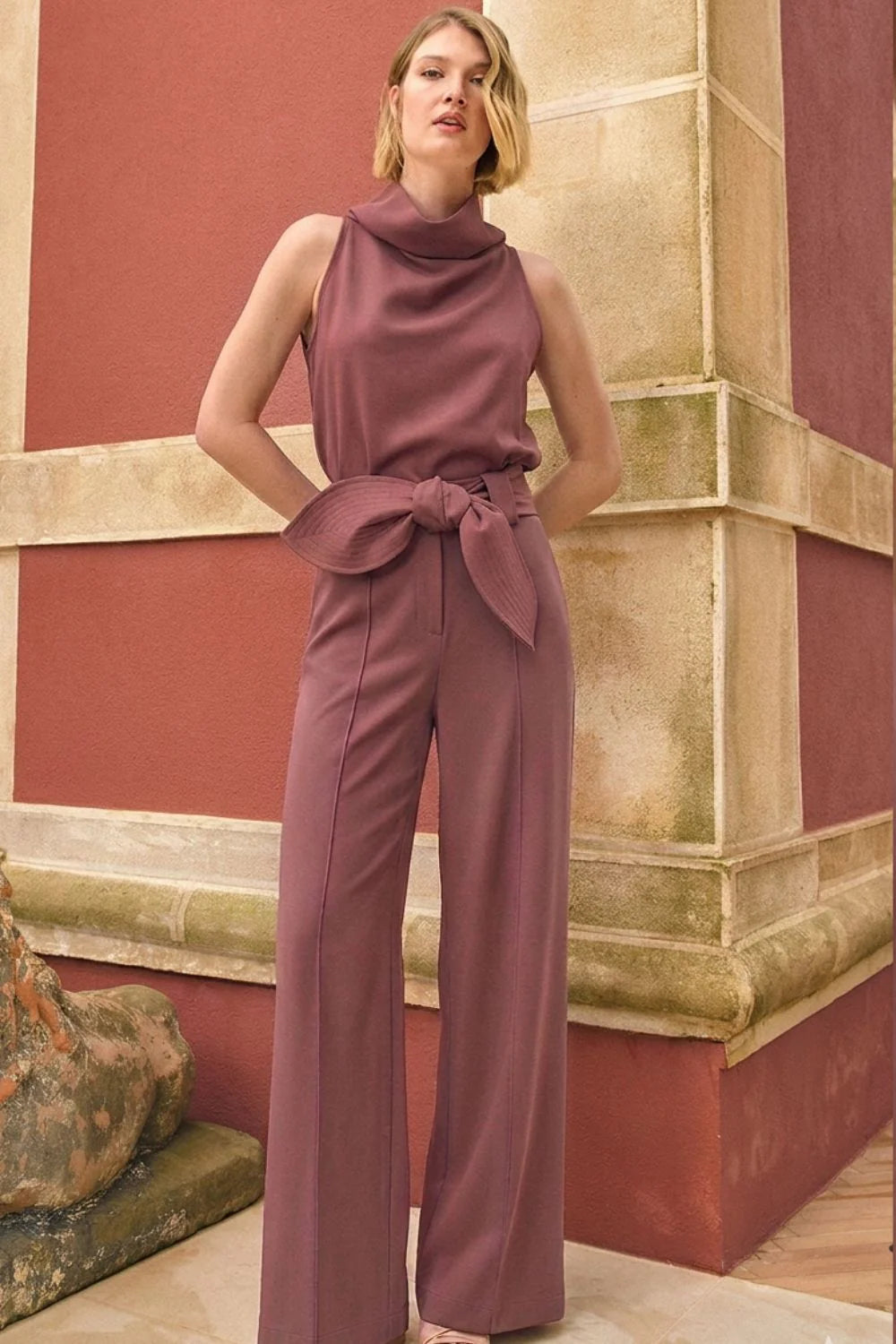 Paulette Pants - Powder Pink